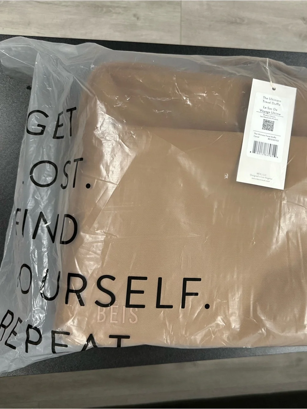 NWT - BEIS Ultimate Travel Duffle  in Camel